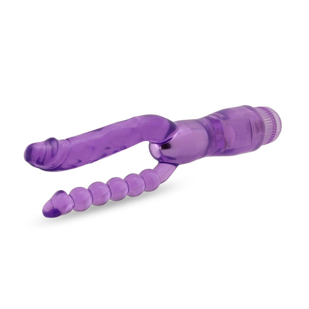 Vaginal Anal G-spot Dual Pleasure Double Penetration Vibrator Dildo DP Sex Toys