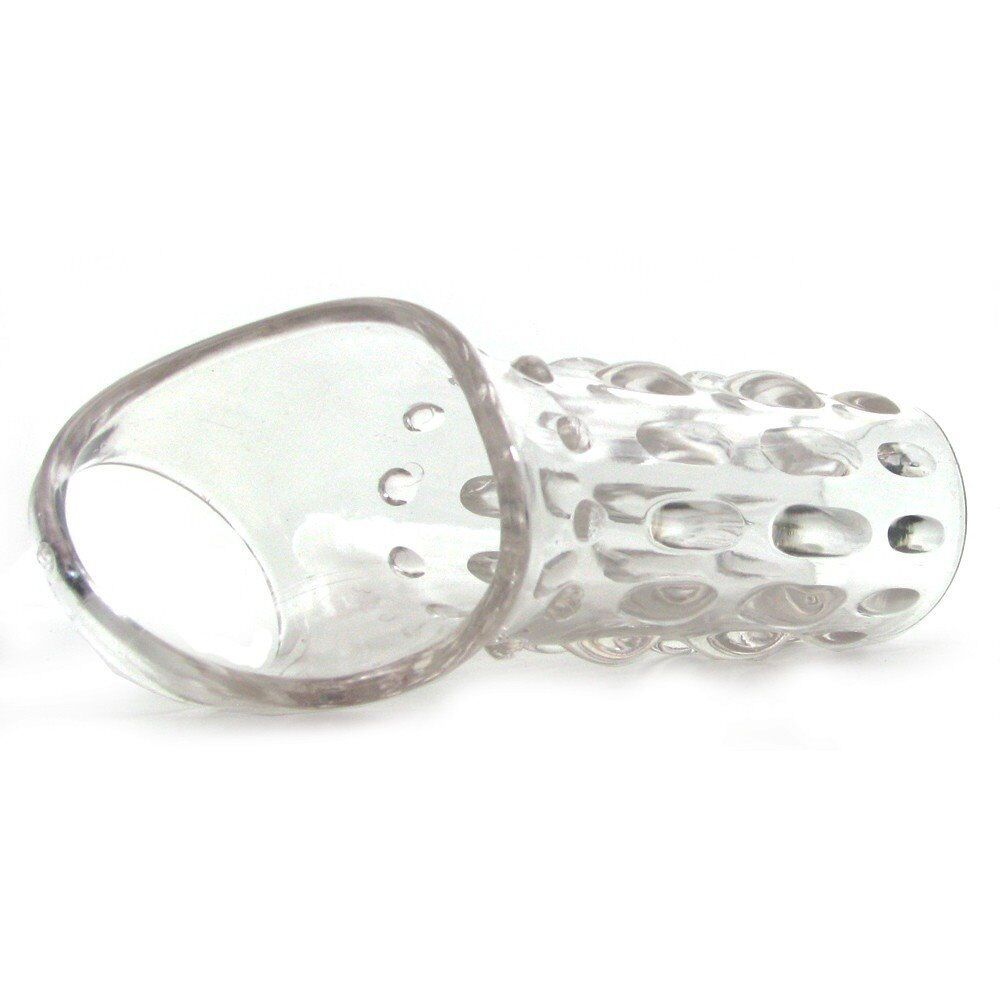 Male Performance Girth Enhancer Studded Penis Sleeve Sheath Cock Ring Cage