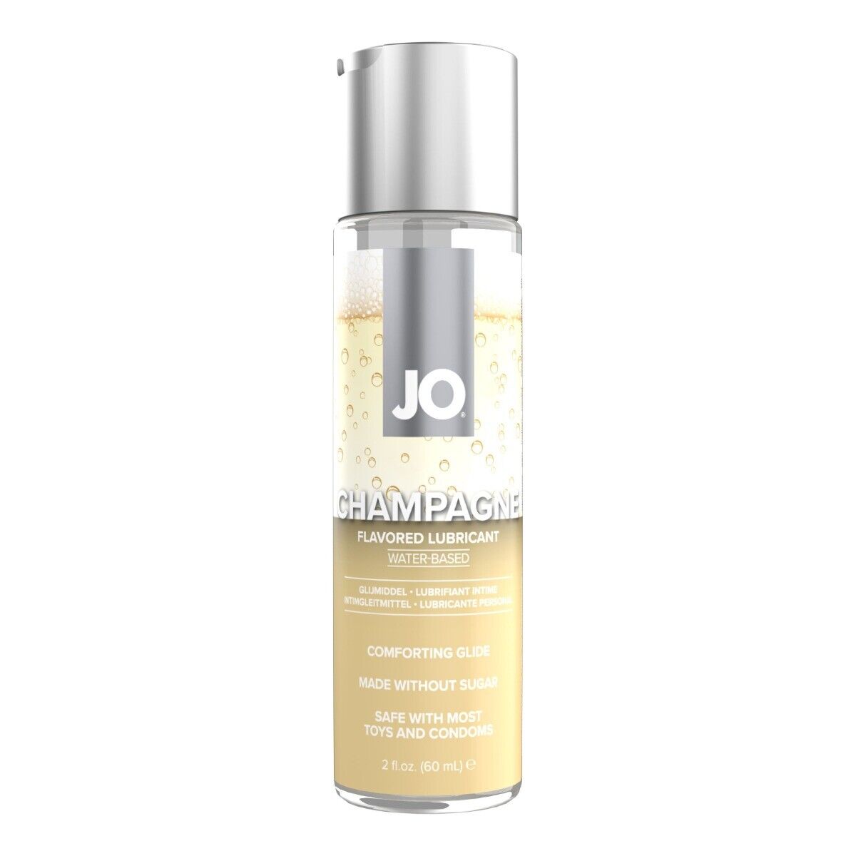 Jo Sweet & Bubbly Pleasure Set Champagne Strawberry Flavored Personal Lubricant