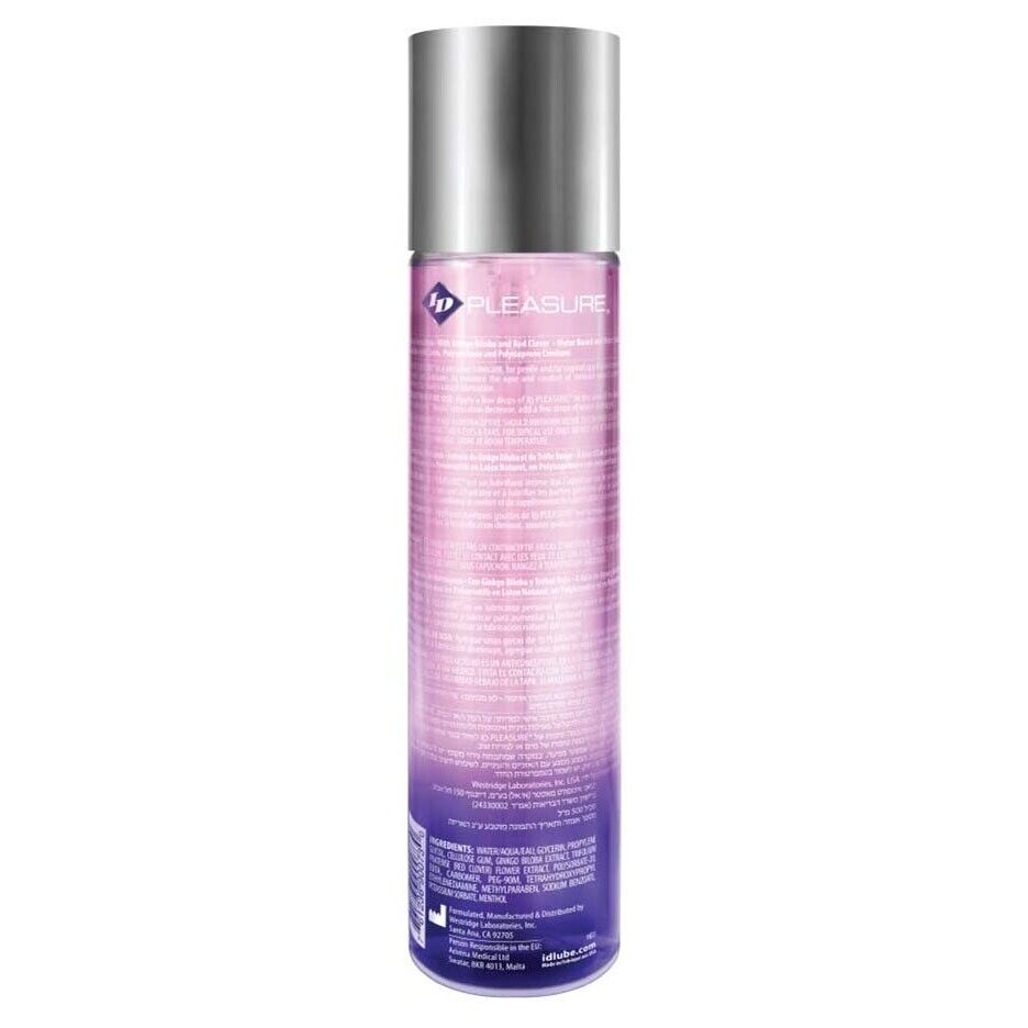 ID Pleasure Personal Lubricant Tingling Sensation Stimulating Water Based 17oz