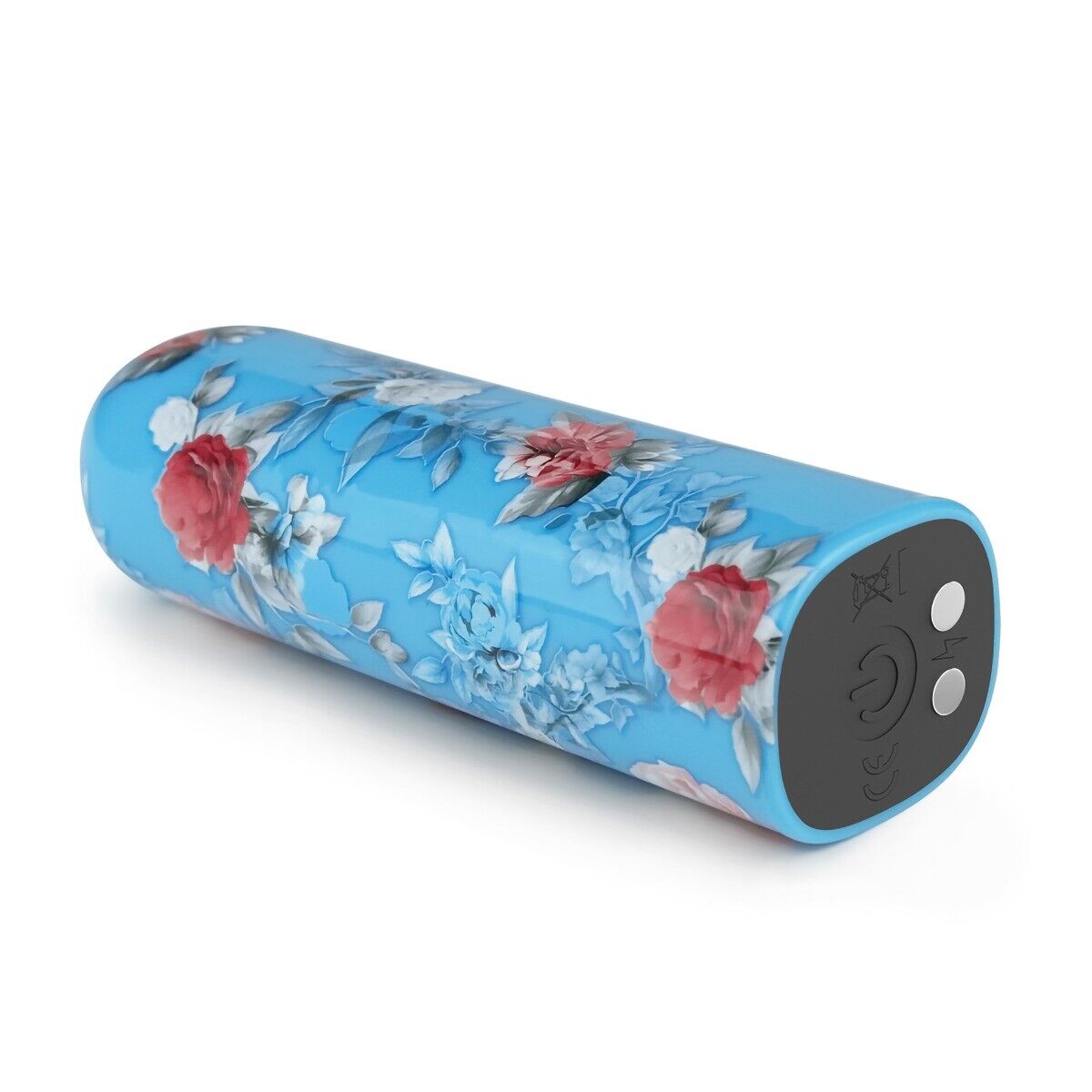 Flower Pattern Rechargeable Power Bullet Vibrator Sex Toys for Women