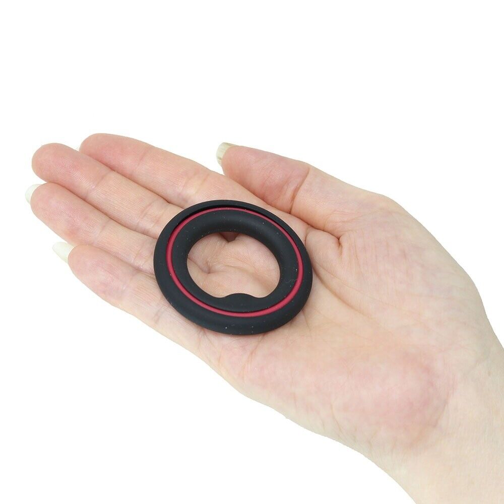 3in1 Silicone Stretchy Longer Harder Stronger Erection Enhancer Penis Cock Ring