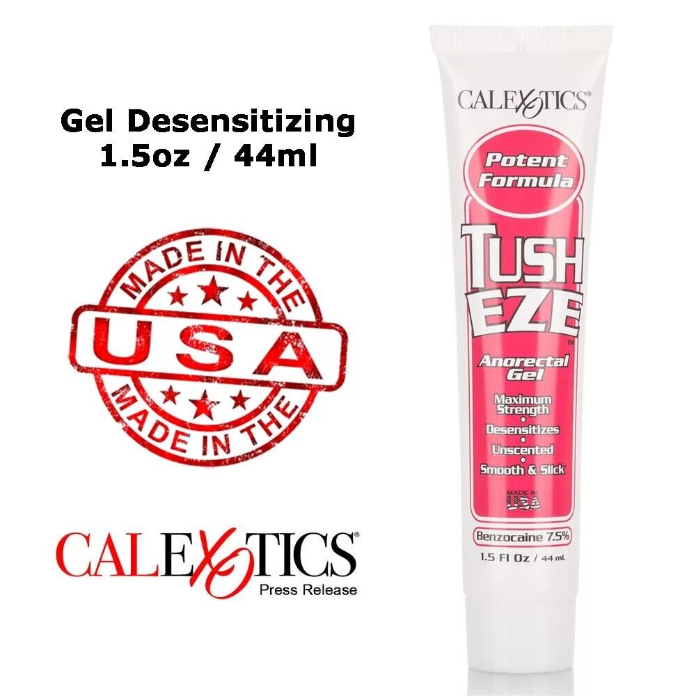 Tush Eze Anal Desensitizing Gel Lube Lubricant 1.5 oz  Desensitizer