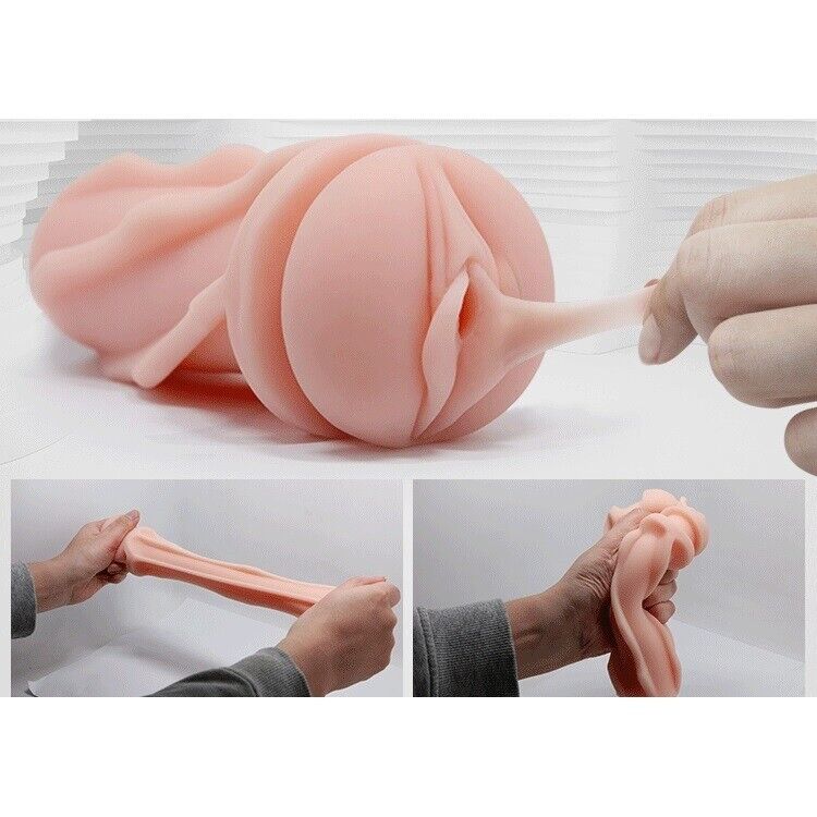 Realistic Pussy Vagina Penis Stamina Training Male Masturbator Stroker Sex Toys