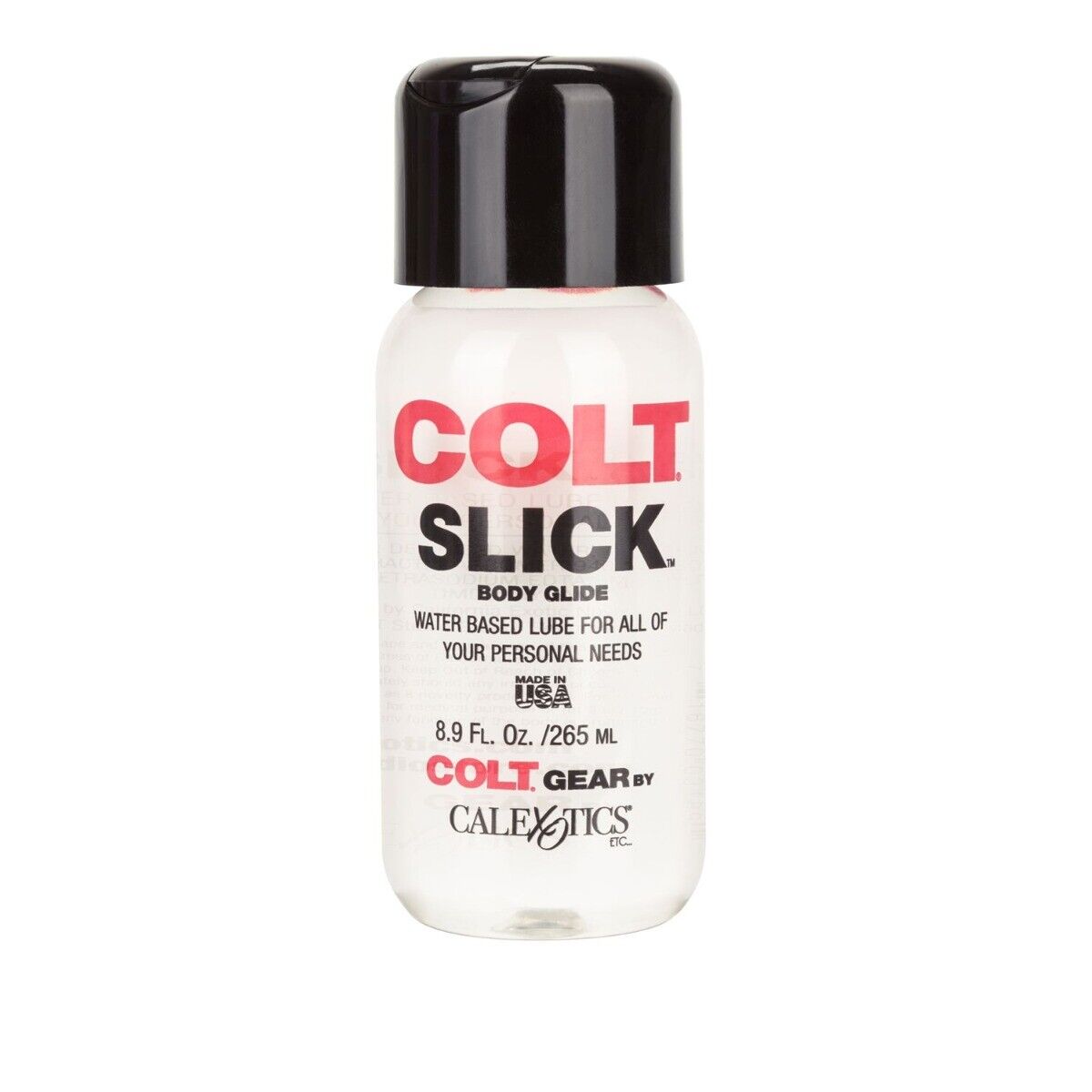 Colt Slick Personal Lubricant Water Based Massage Lube Body Glide 8.9 Oz