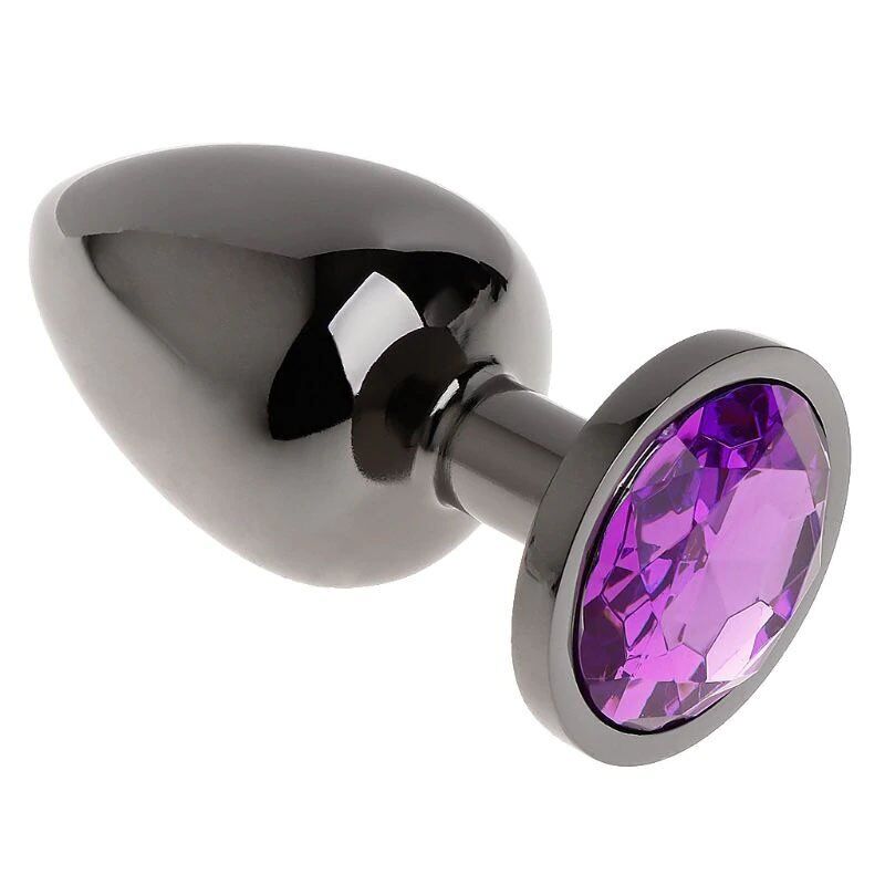 Purple Gem Anal Butt Plug Anal Play Sex-toys for Men Women Couples