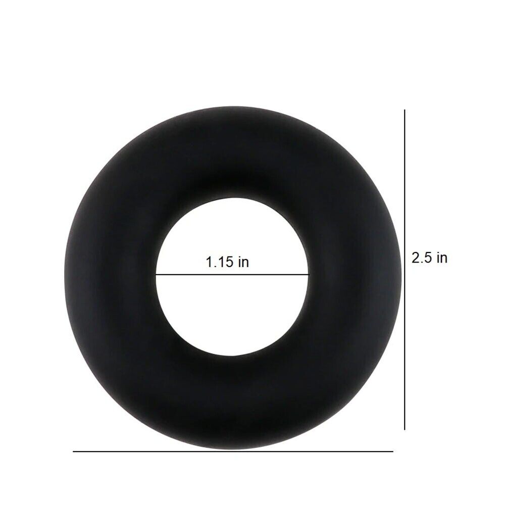 3 Stretchy Silicone Male Penis Enhancer Prolong Delay Sex Cock Ring for Men