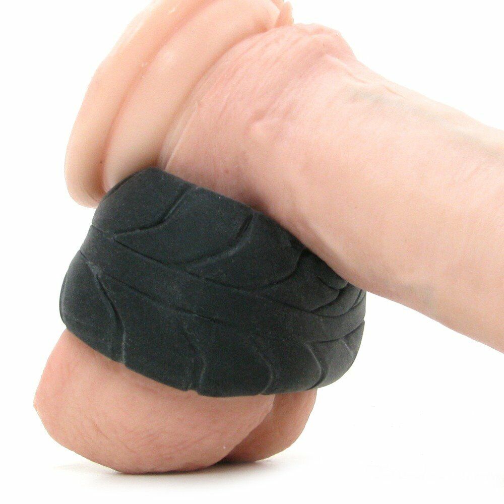Perfect Fit SilaSkin 2" Testicles Ball Stretcher Cock Ring Band Penis Enhancer