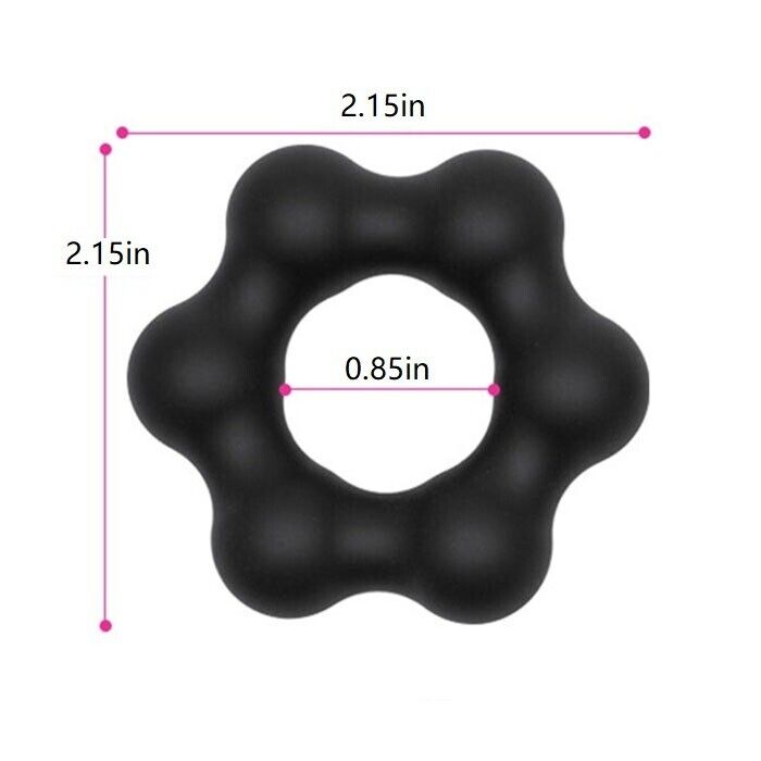 Stretchy Silicone Male Penis Enhancer Prolong Delay Sex Cock Ring for Men