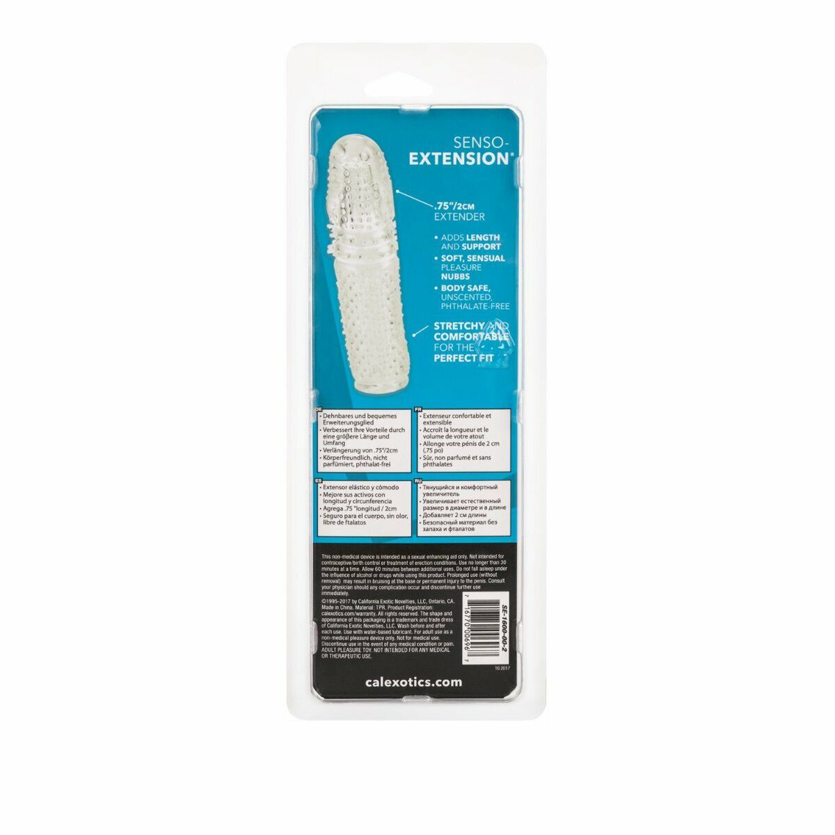 Add 2" Penis Length Cock Sleeve Extender Extension Orgasm Sleeve Enhancer Sheath