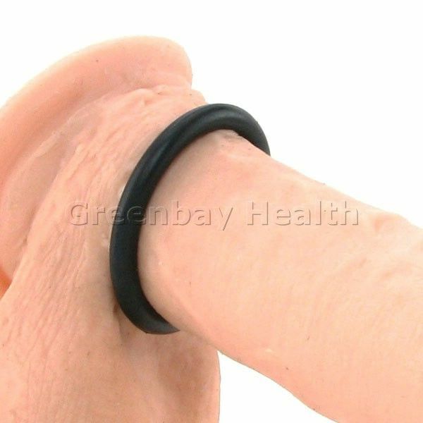 3 Size Rubber Male Penis Erection Keeper Enhancer Prolong Delay Cock Ring S M L