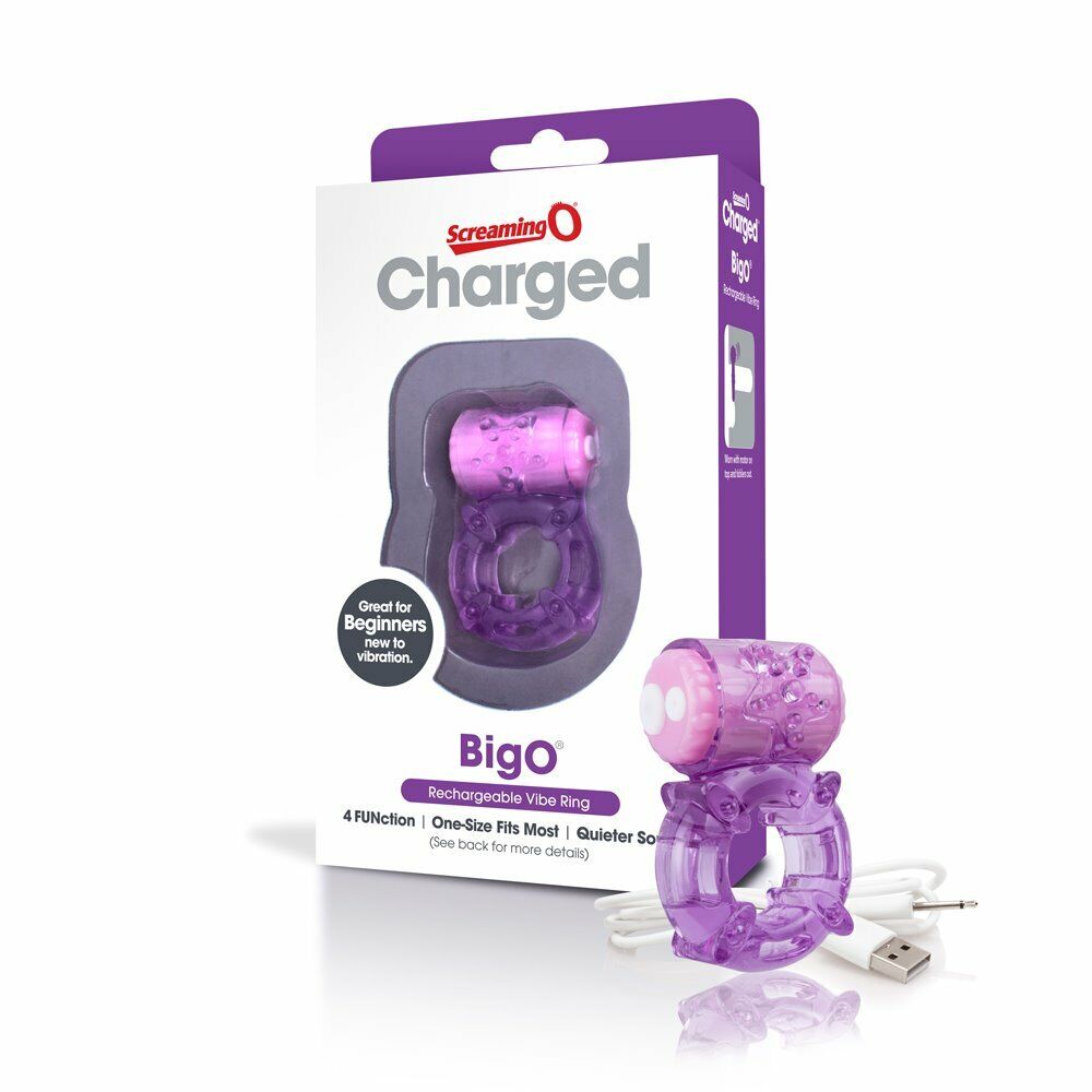 Screaming O Charged Big O Multi-speed Rechargeable Vibrating Penis Cock Ring