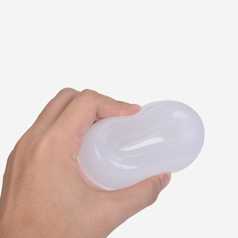 Thick Silicone Donut Penis Cock Ring Thrusting Buffer Bumper Stopper Ring