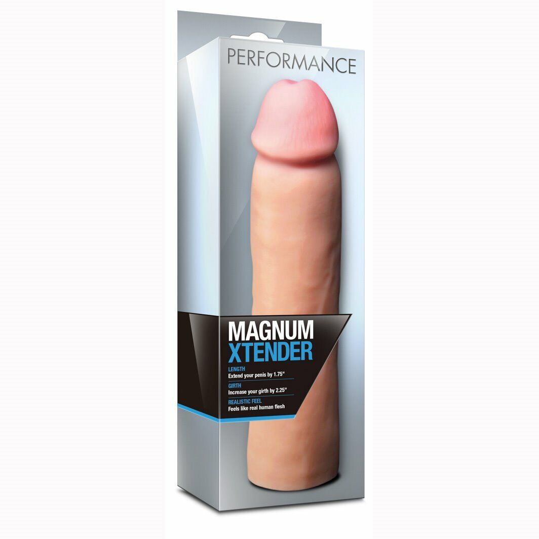 Realistic Thicker Cock Girth Enhancer Enlarger Penis-Extender Sleeve Extension