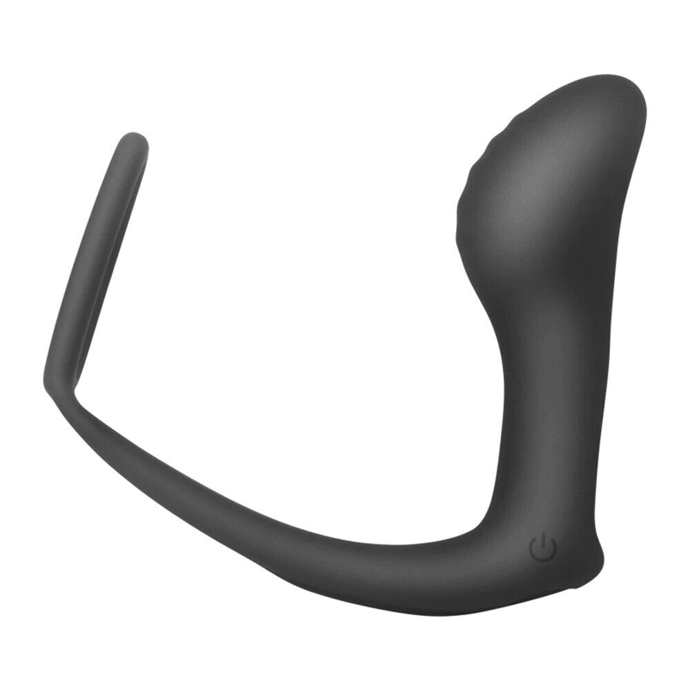 Wireless Vibrating Male Prostate Massager Pleaser Anal Butt Plug Penis Cock Ring