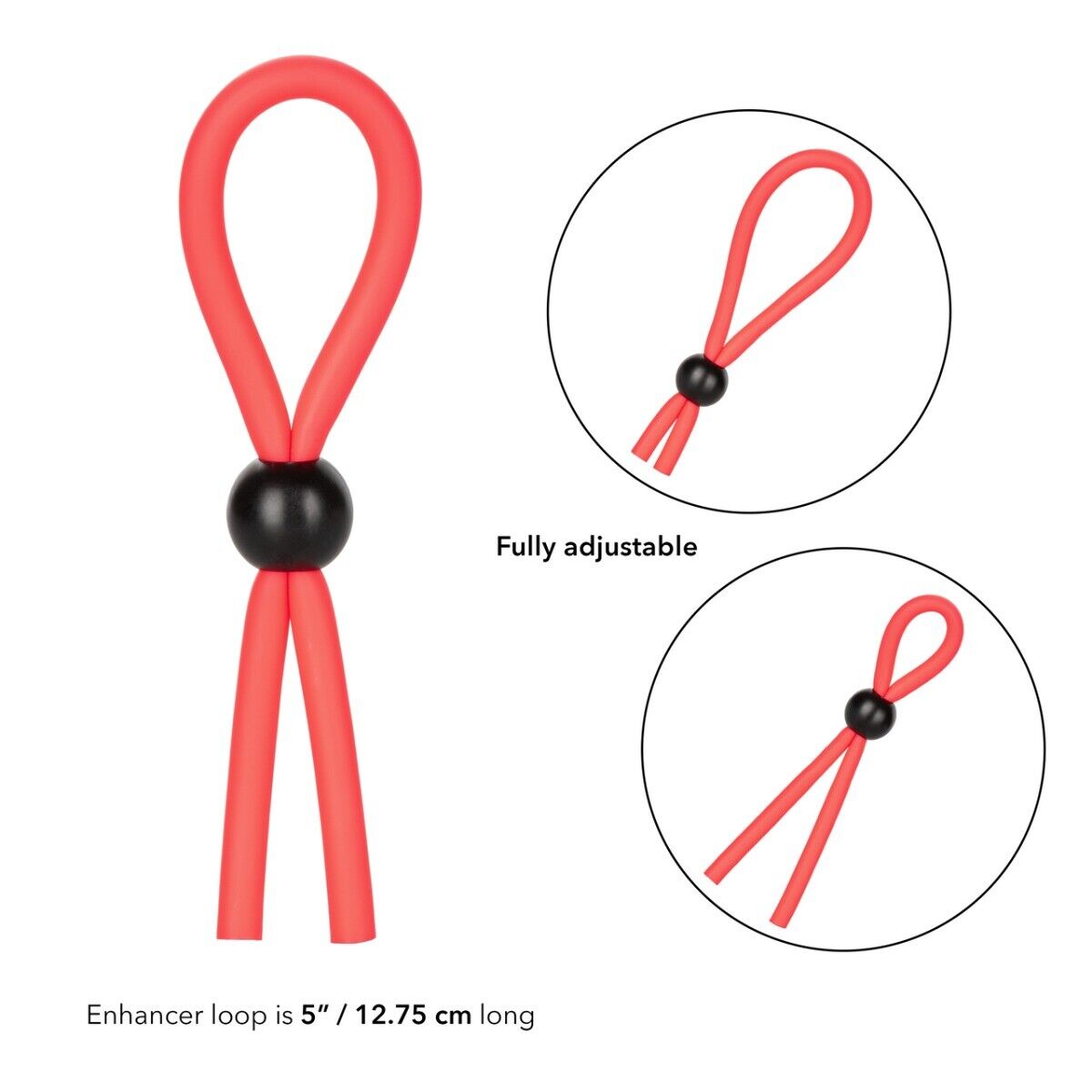 Men Male Penis Erection Enhancer Adjustable Cock Ring Prolong Delay Sex Toy