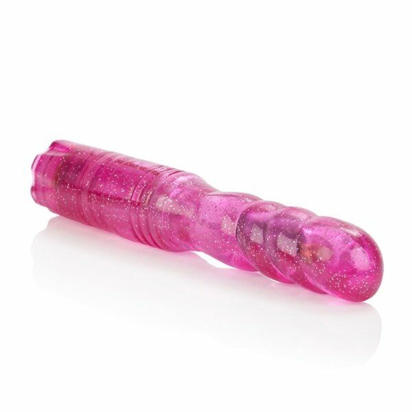 Sparkle Soft Jelly Clitoral Anal G-spot Vibrator Vibe Dildo Dong Butt Plug