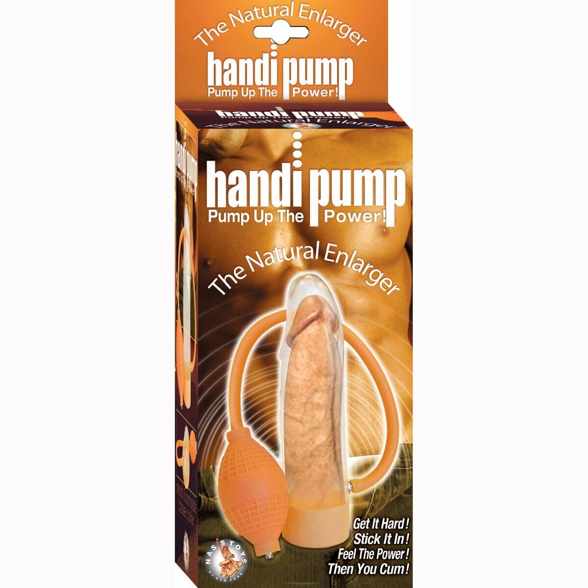 Clear Handi Penis Pump Male Erection Enhancer Cock Girth Enlarger Enlargement