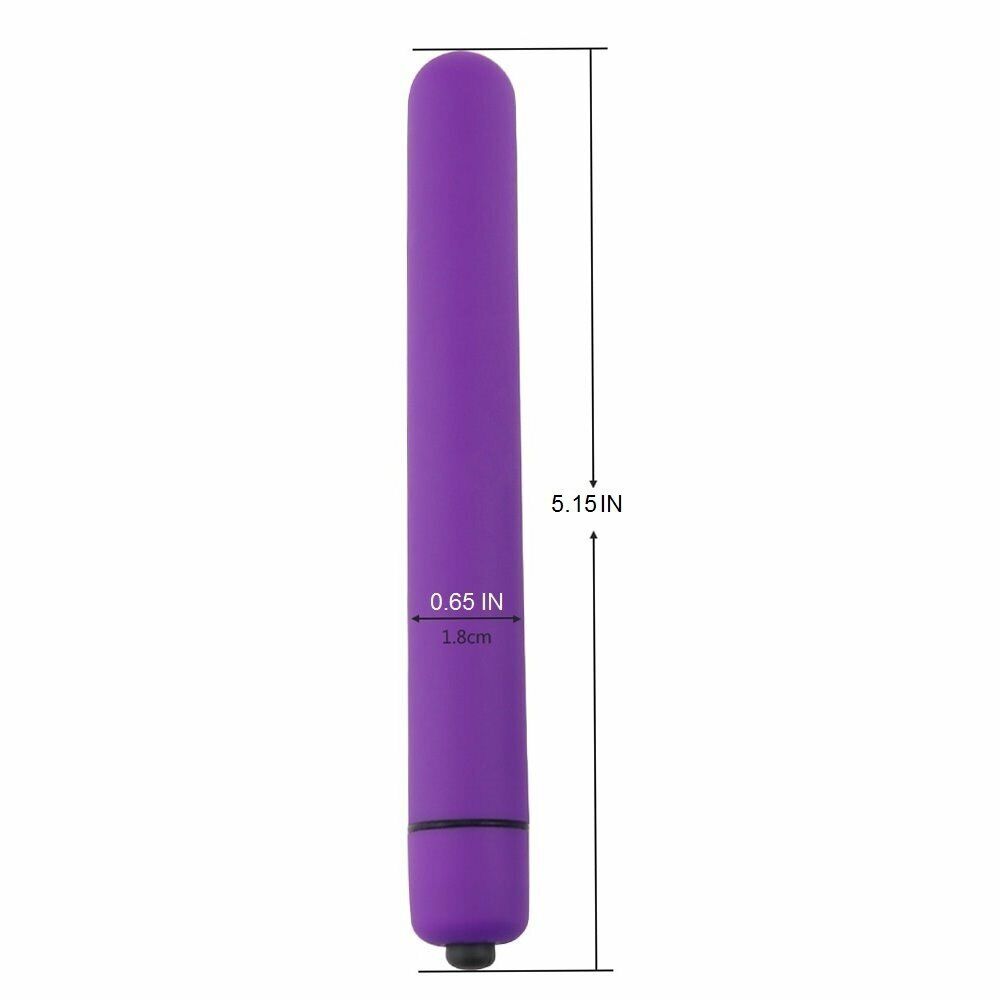 Extra Long Slim Clit Anal G-spot Vibrator Stimulator Sex-toys for Women