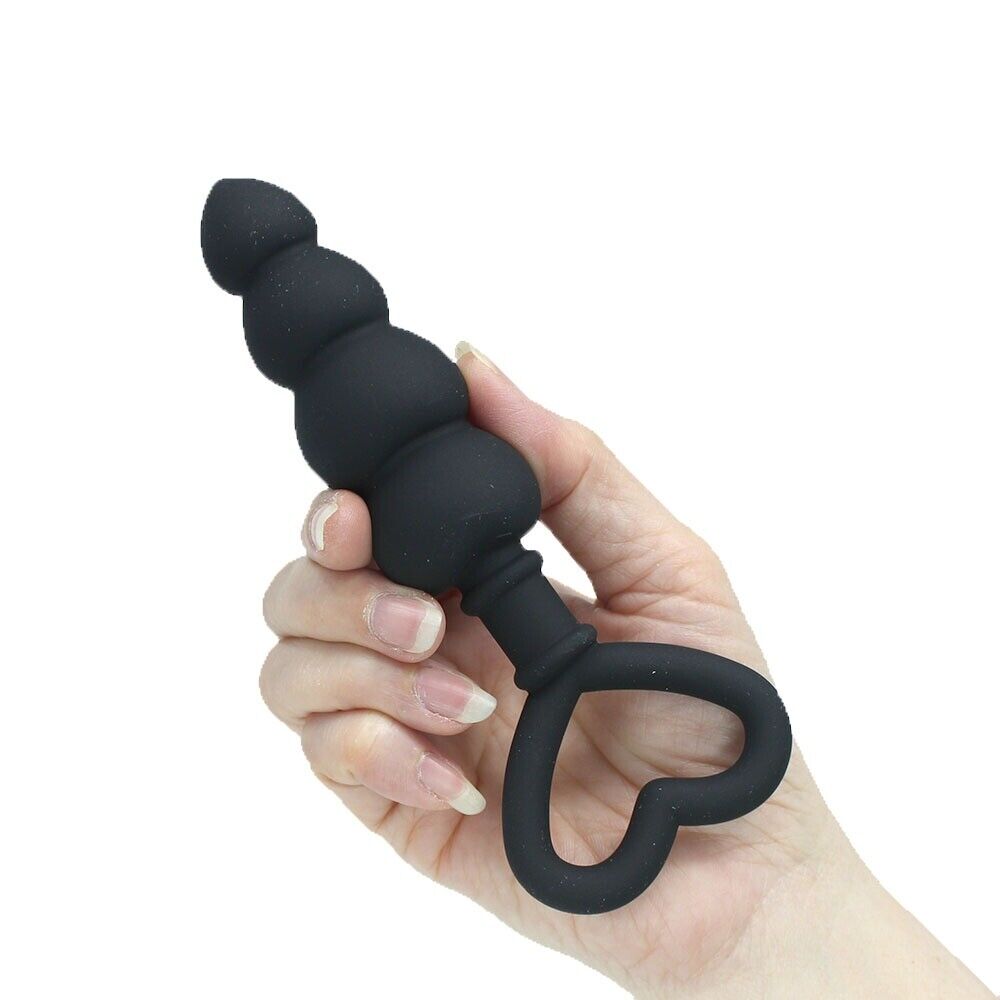 Silicone Graduated Anal Beads Butt Plug Beginner Anal Trainer Sex Toys