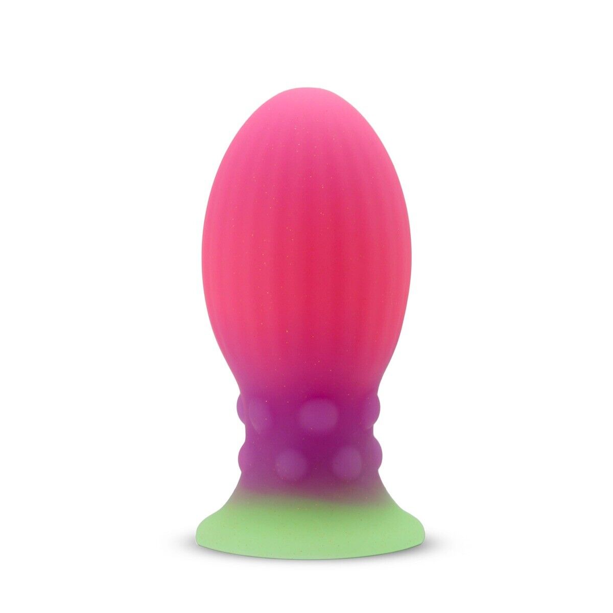 Glow in the Dark Silicone Thick Egg Anal Butt Plug Anal Stretcher Sex Toy