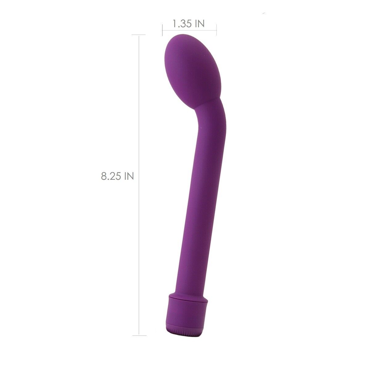 Multi-speed Slim Angled G-spot Massager Vibrator Stimulator Beginner Sex Toy