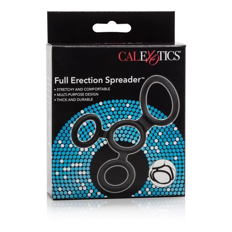 Silicone Full Erection Ball Spreader Penis Cock Ring Male Enhancer