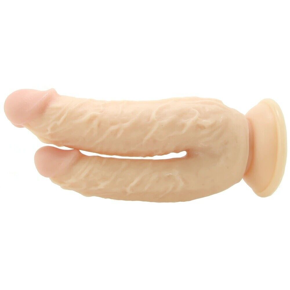 Commander Dongs Double Duty 6" DP Sex Dildo Dong Double Penetrator