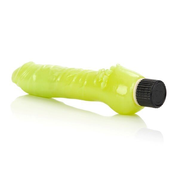 Glow in the Dark Jelly Realistic Vibrator Vibe G-spot Anal Dildo Dong Penis Cock