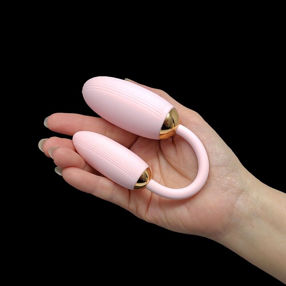 Wireless Remote Control Vaginal Anal Double Egg Bullet Vibe Vibrator DP Sex Toy