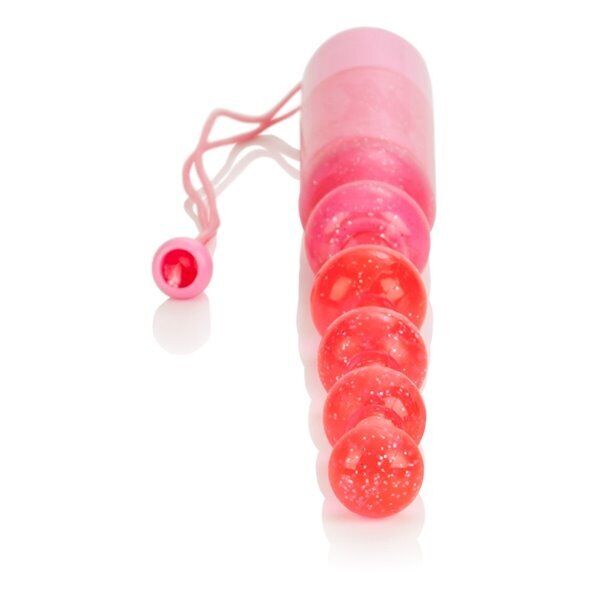 Slim Slender Flexible Bendable Waterproof Vibrating Anal Pleasure Beads Vibrator