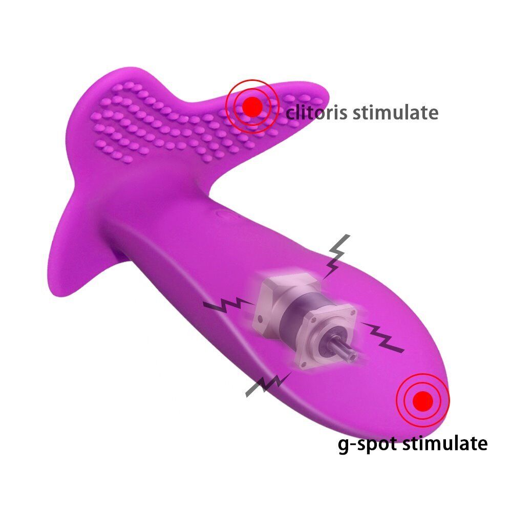 Silicone Wireless Remote control Wearable Strap-on Clit G-spot Vibrator Sex-toys