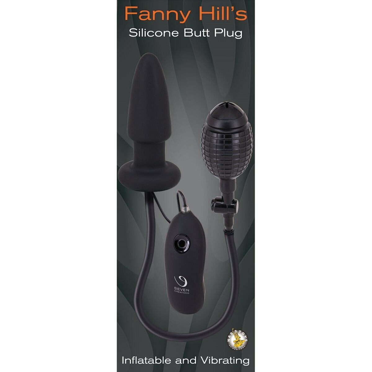 Fanny Hill's Silicone Inflatable Vibrating Anal Balloon Pump Butt Plug