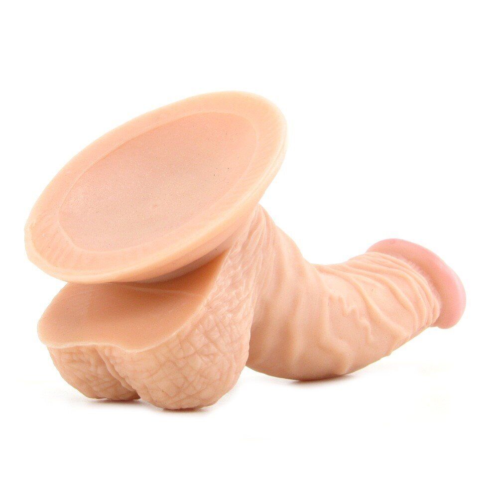 Beginner 5" Flexible Bendable Realistic Cock Dildo Dong w/ Handsfree Suction Cup