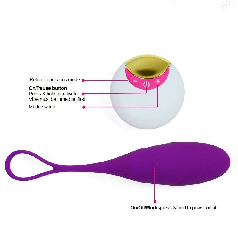 Wireless Silicone Remote Control Vibrator Egg Vaginal Kegel Exercise Ball