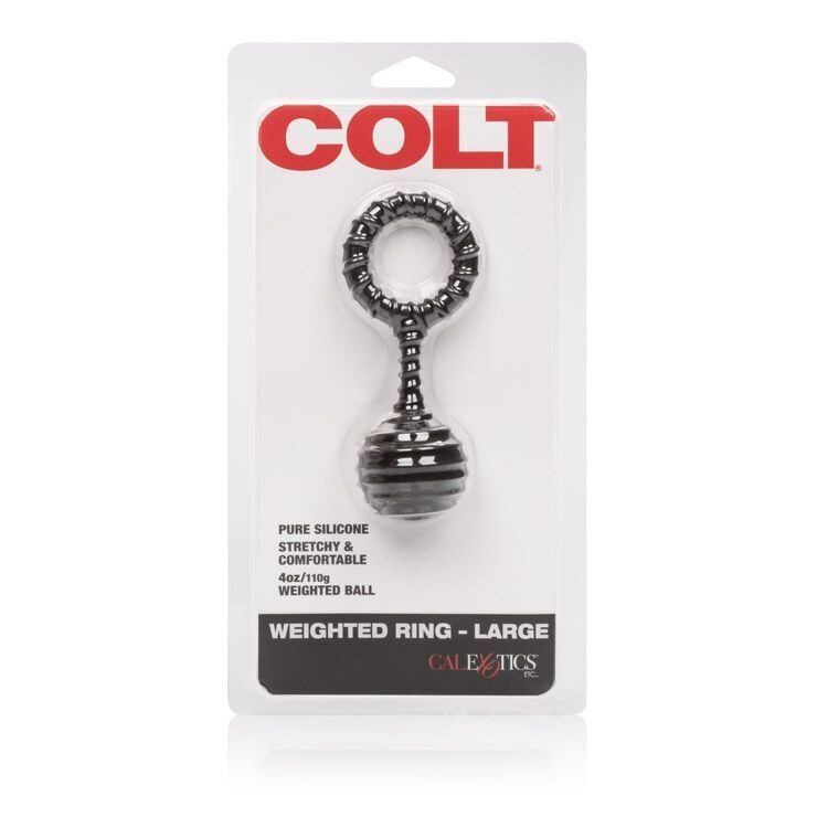Colt Silicone Weighted 1.25" Cock Penis Ring with 4 oz Weight