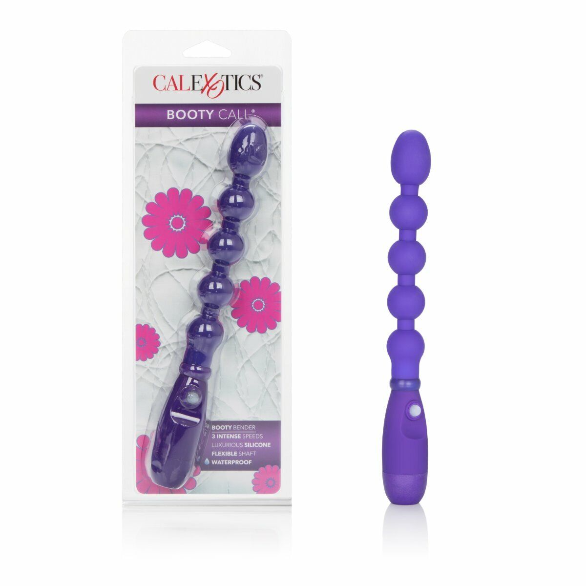 Booty Call Booty Bender Beaded Silicone Anal Vibe Vibrator Beginner Anal Sex Toy