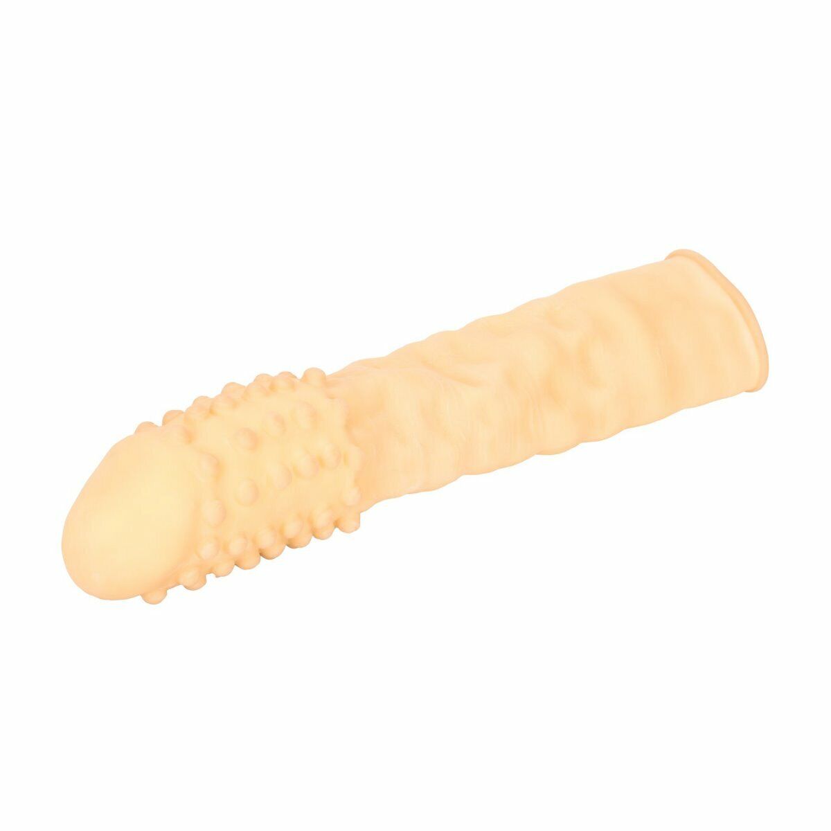 Nubby Latex Penis Extension Sleeve Extender Male Enhancer Sex-toys for Men