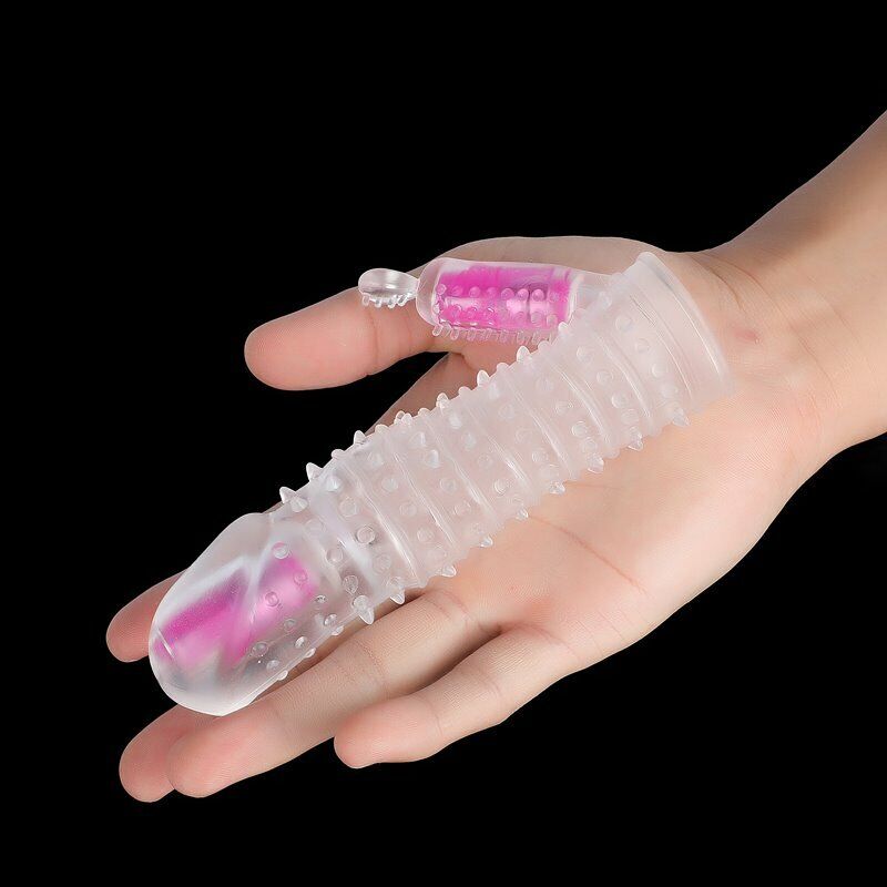 Add 2" Vibrating Penis Extension Extender Cock Sleeve Girth Enhancer Enlarger