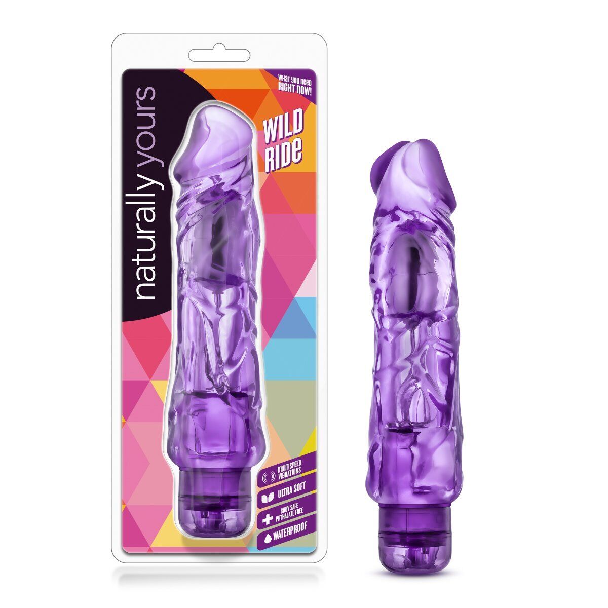 Waterproof Thick Jelly Vibrating Realistic G-spot Anal Dildo Cock Vibe Vibrator