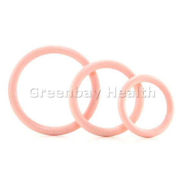 3PC Silicone Penis Support Cock Rings Male Erection Enhancer Prolong Delay Sex