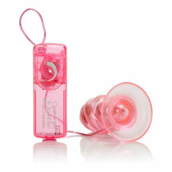 Pink Vibrating Jelly Anal Trainer Butt Plug Anal Play Sex Toy Vibe Vibrator