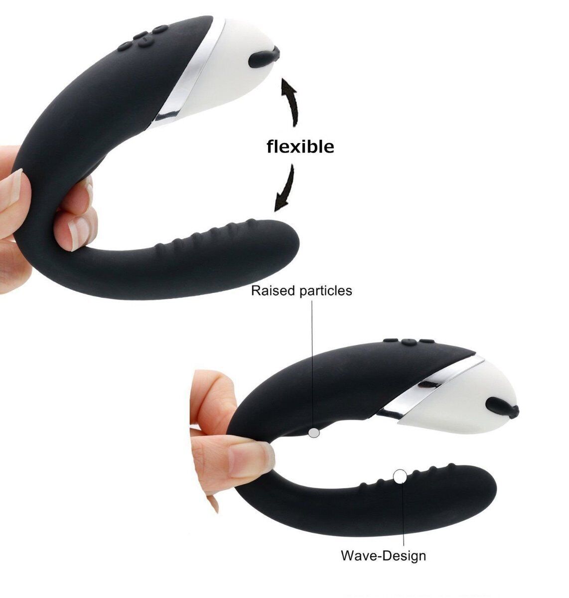 Wearable Clit G-spot Vibrator Vibe Dildo Sex Toys for Women Couples Lovers