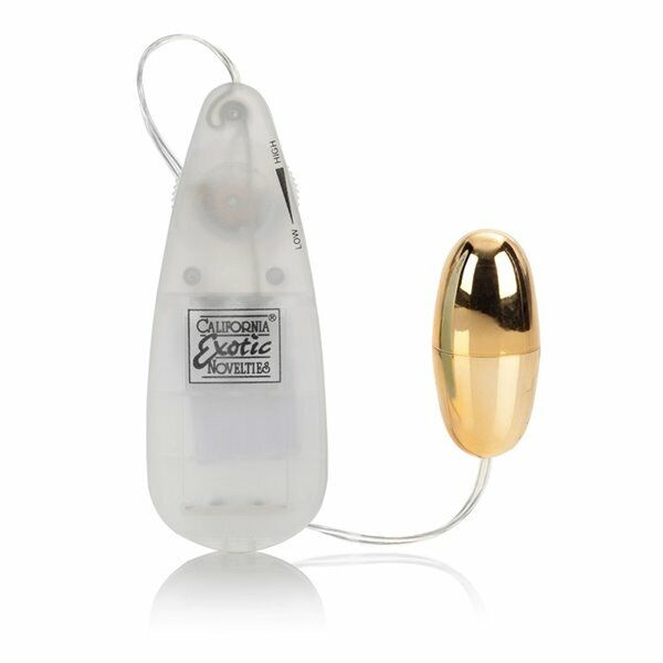 Pocket Exotics Vibrating Gold Bullet Vibe Vibrator Couple Foreplay Sex Toy