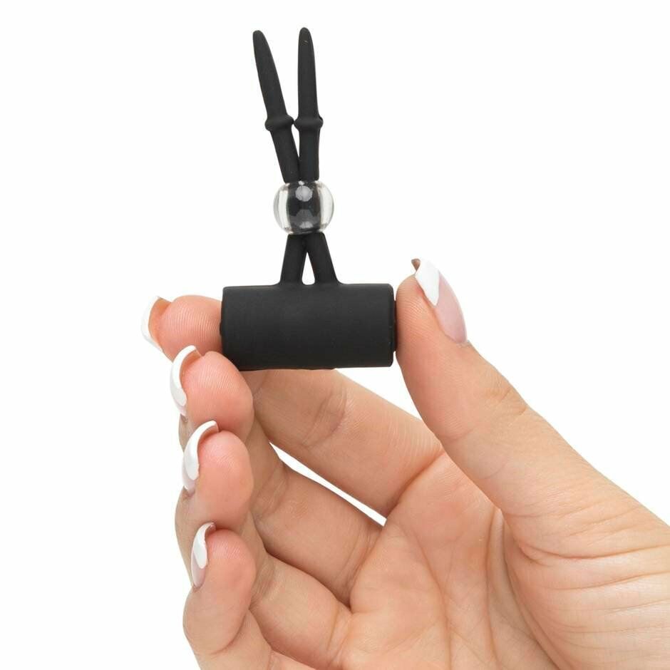 Fetish Fantasy Vibrating Silicone Nipple Clamps Lassos Vibrator Bondage Sex Toys