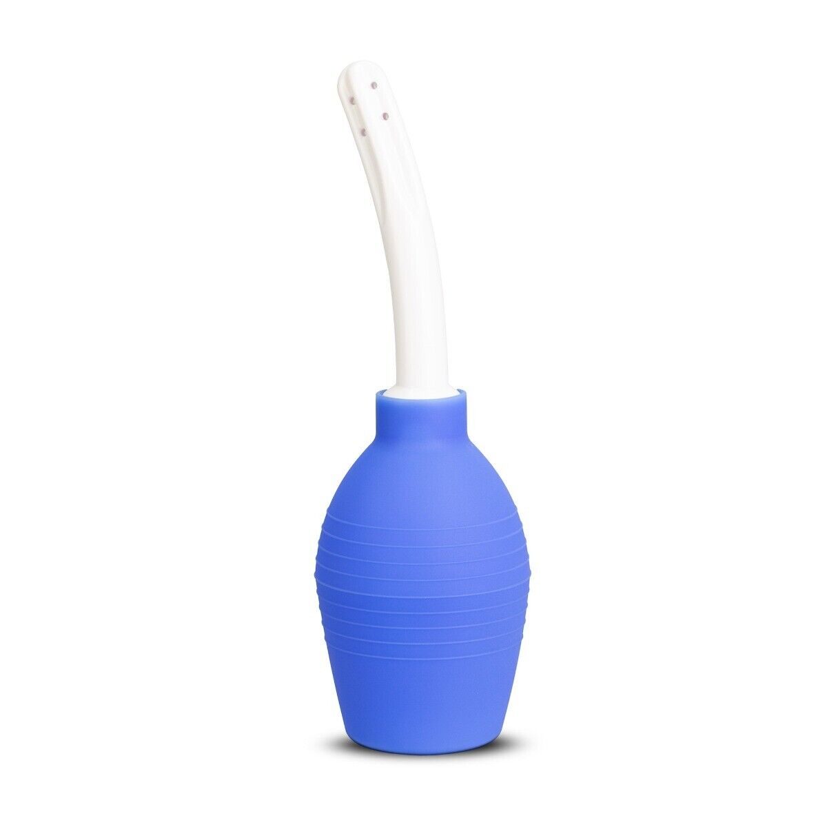 Blue Anal Douche Enema Bulb with Flexible Nozzle Anal Vaginal Cleansing System