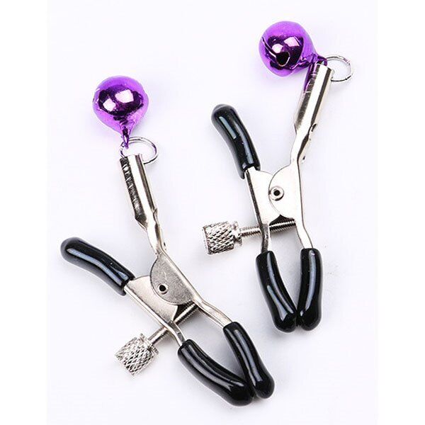 Fetish Nipple Clamps with Bells SM Bondage Role Play Sex Toys for Couples