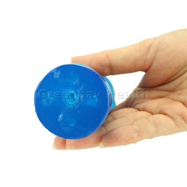 Blue Beaded Discreet Male Masturbator Pocket Pussy Vagina Stroker + Orgasm Beads