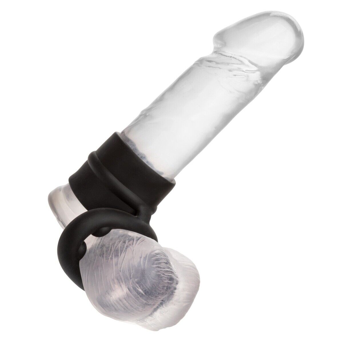 Alpha Soft Liquid Silicone Dual Support Magnum Male Penis Cock Ball Scrotum Ring