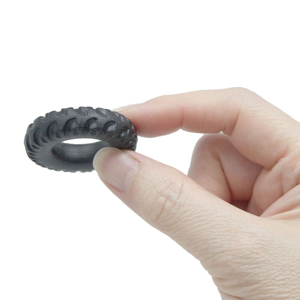 Stretchy Silicone Male Penis Enhancer Prolong Delay Sex Cock Ring for Men